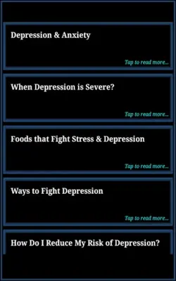 Reduce Depression android App screenshot 1