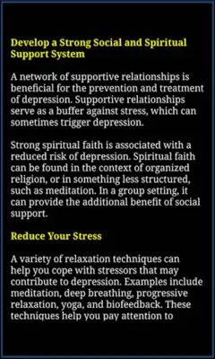 Reduce Depression android App screenshot 8